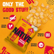 Native Snacks Sweet Chilli Flavour Prawn Crackers, 6 x 60g Bags - Light & Crunchy - Low Calorie & Low Fat Crisps - Vegan Multipack - Ideal for Dipping & Sharing - UK Made Snacks
